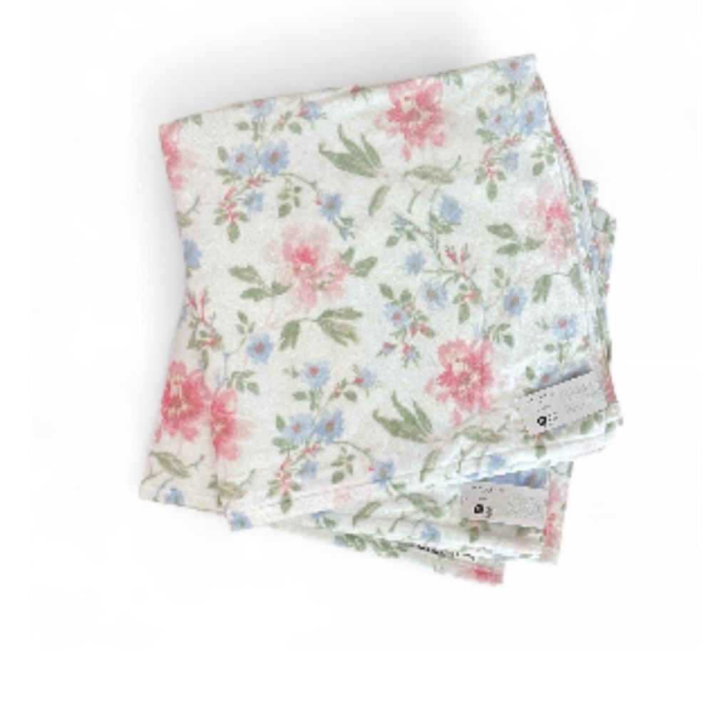 New Laura Ashley Emilie Foral Pink Beach 1/ Towel 100% Cotton Velour 36"x72"